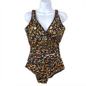 Miraclesuit One Piece Swimsuit Animal Print Multic